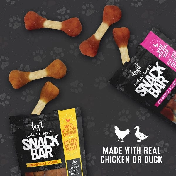 Dogit Snack Bar Chicken & Beefhide Drumsticks