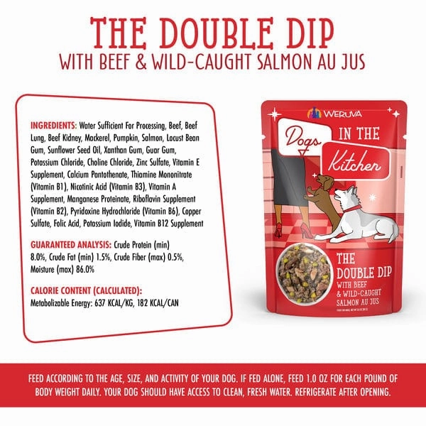 Dogs in the Kitchen The Double Dip Pouch Dog Food