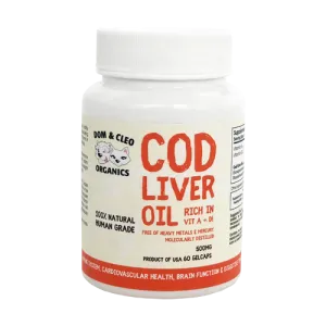 Dom & Cleo Organics Cod Liver Oil 60gelcaps