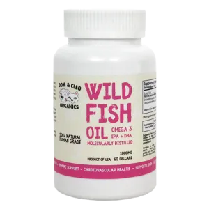 Dom & Cleo Organics Wild Fish Oil 60gelcaps