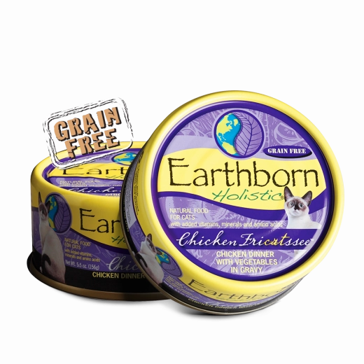 Earthborn Cat Grain Free Chicken Fricatssee Wet Cat Food