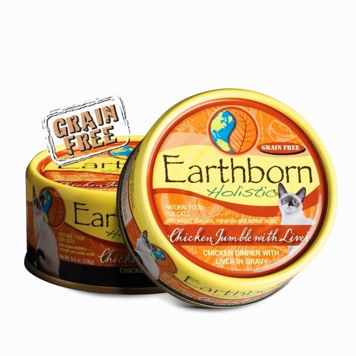 Earthborn Cat Grain Free Chicken Jumble with Liver Wet Cat Food