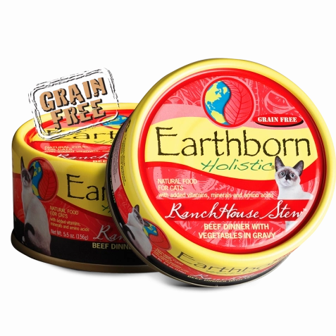 Earthborn Cat Grain Free Ranch House Stew Wet Cat Food