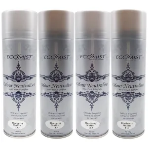 EcoMist Automated Odour Neutraliser Fragrance Aerosol Refills (4-Pack)