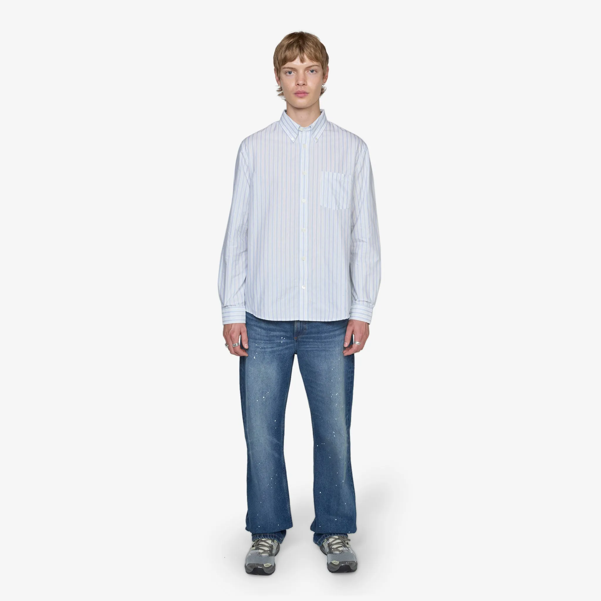 Edouard Brodé Shirt Pale Green A.P.C. Clothing