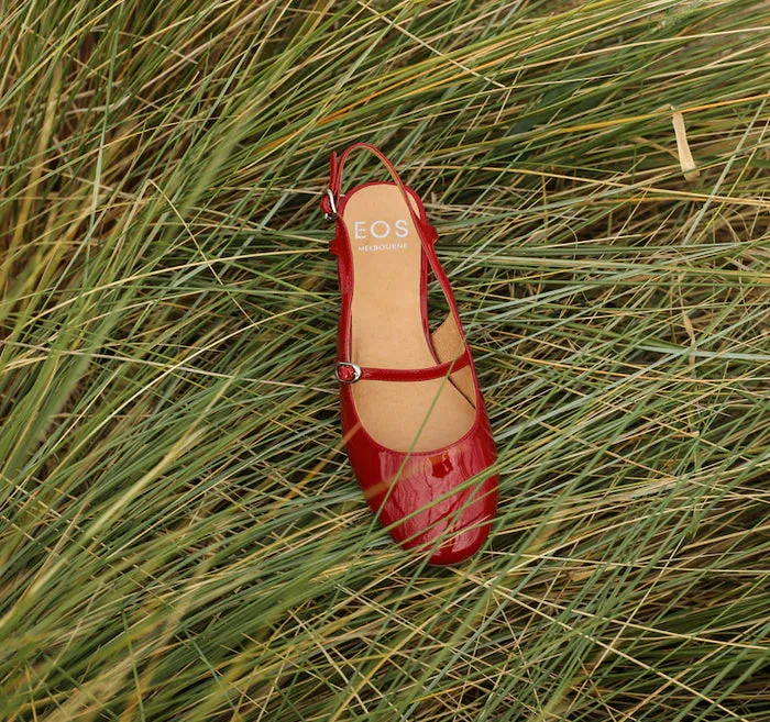 EOS Cesslie Red Patent Shoes_Eos