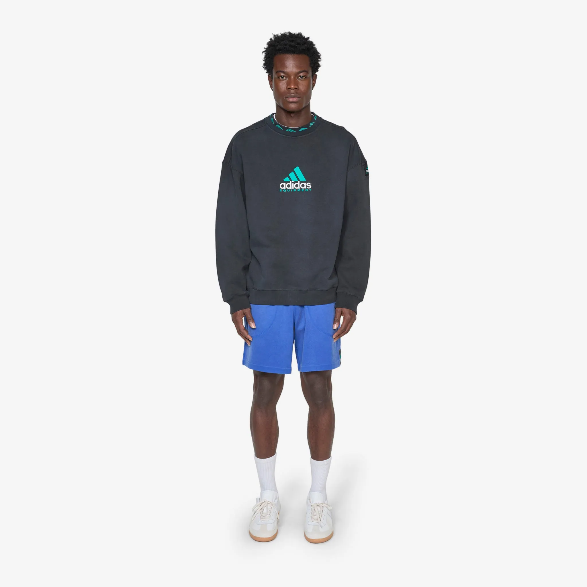 EQT Wash Crewneck Sweatshirt Black adidas Clothing