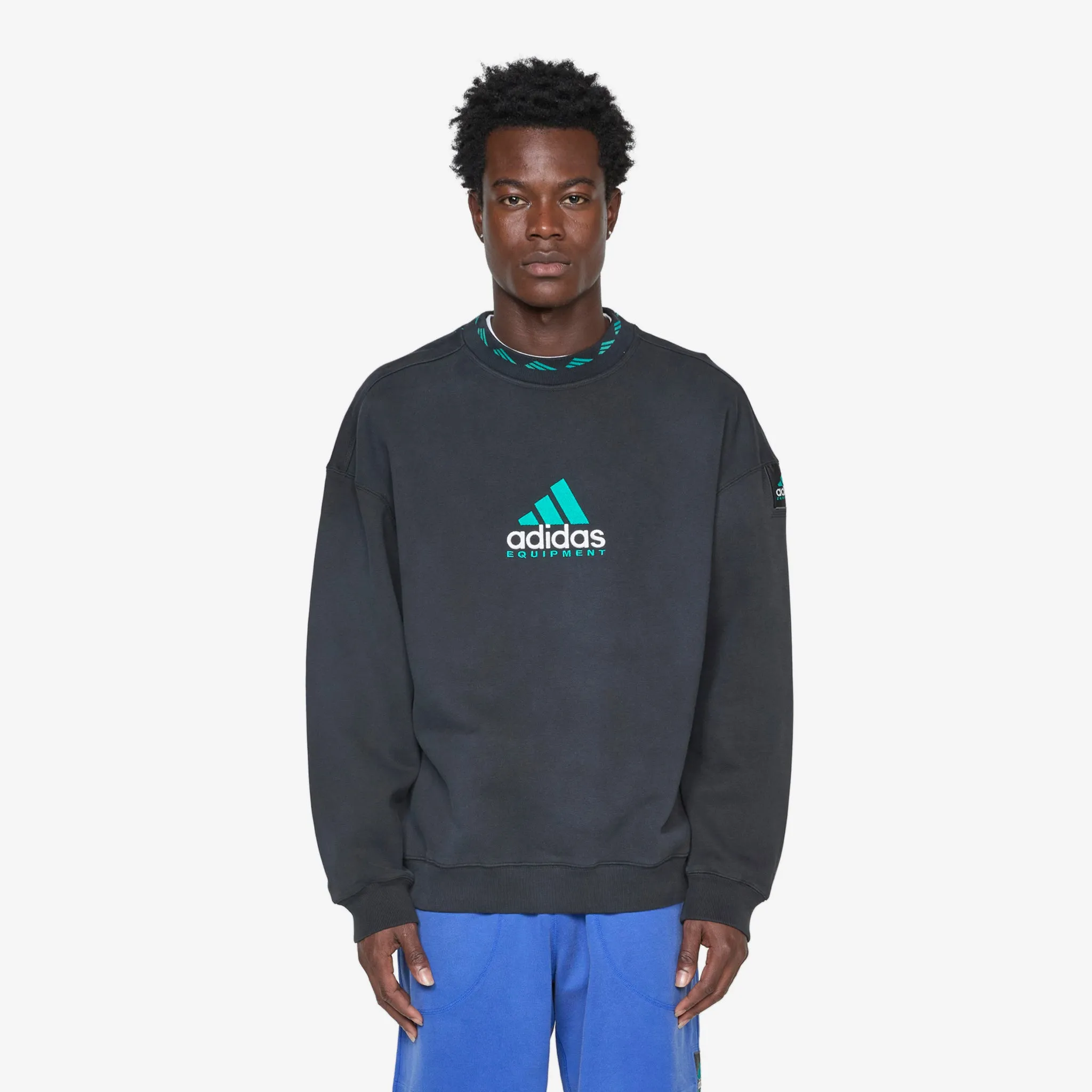 EQT Wash Crewneck Sweatshirt Black adidas Clothing