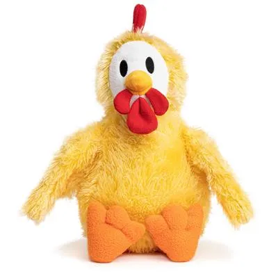 Fab Dog fabtough Chicken Fluffy Plush Toy -