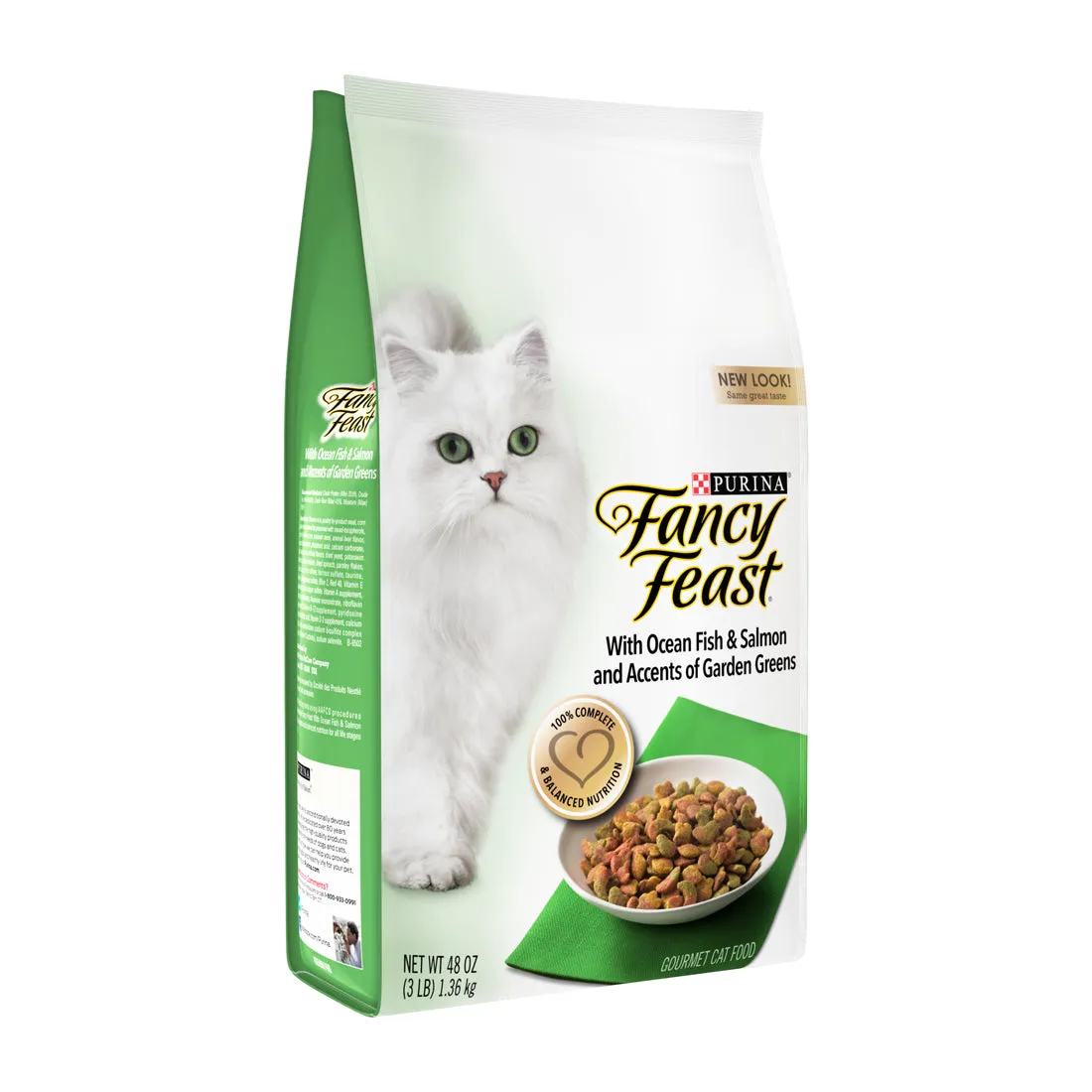 Fancy Feast Cat Dry Food Gourmet Gold Ocean Fish & Salmon 1.36kg
