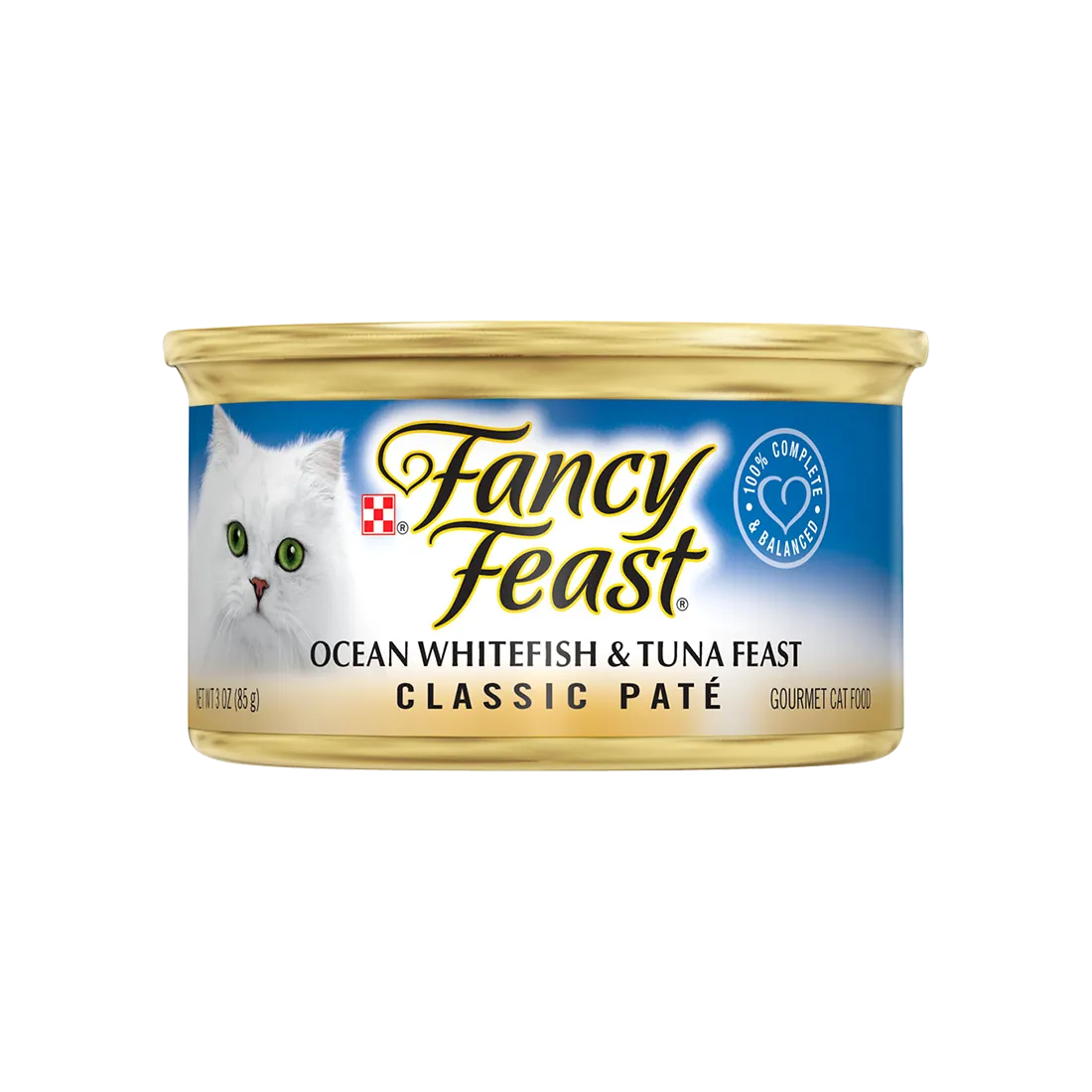 Fancy Feast Classic Ocean Whitefish and Tuna Feast 85g