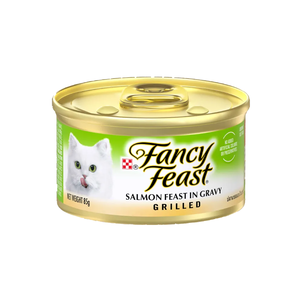 Fancy Feast Grilled Salmon Feast in Gravy 85g