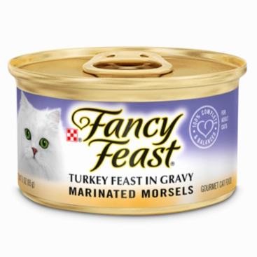 Fancy Feast Marinated Morsels Turkey Feast in Gravy Wet Cat Food
