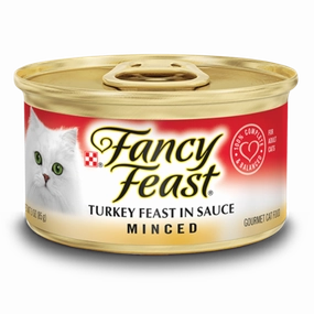 Fancy Feast Minced Turkey Feast in Sauce Wet Cat Food