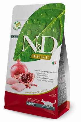 Farmina N&D Prime Grain Free Chicken and Pomegranate Dry Cat Food