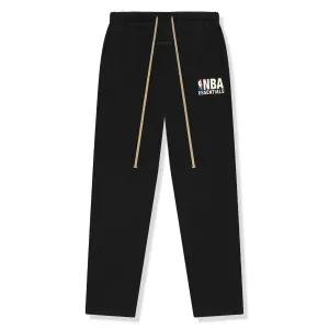 Fear of God Essentials x NBA Relaxed Black Sweatpants Fear of God Essentials Clothing