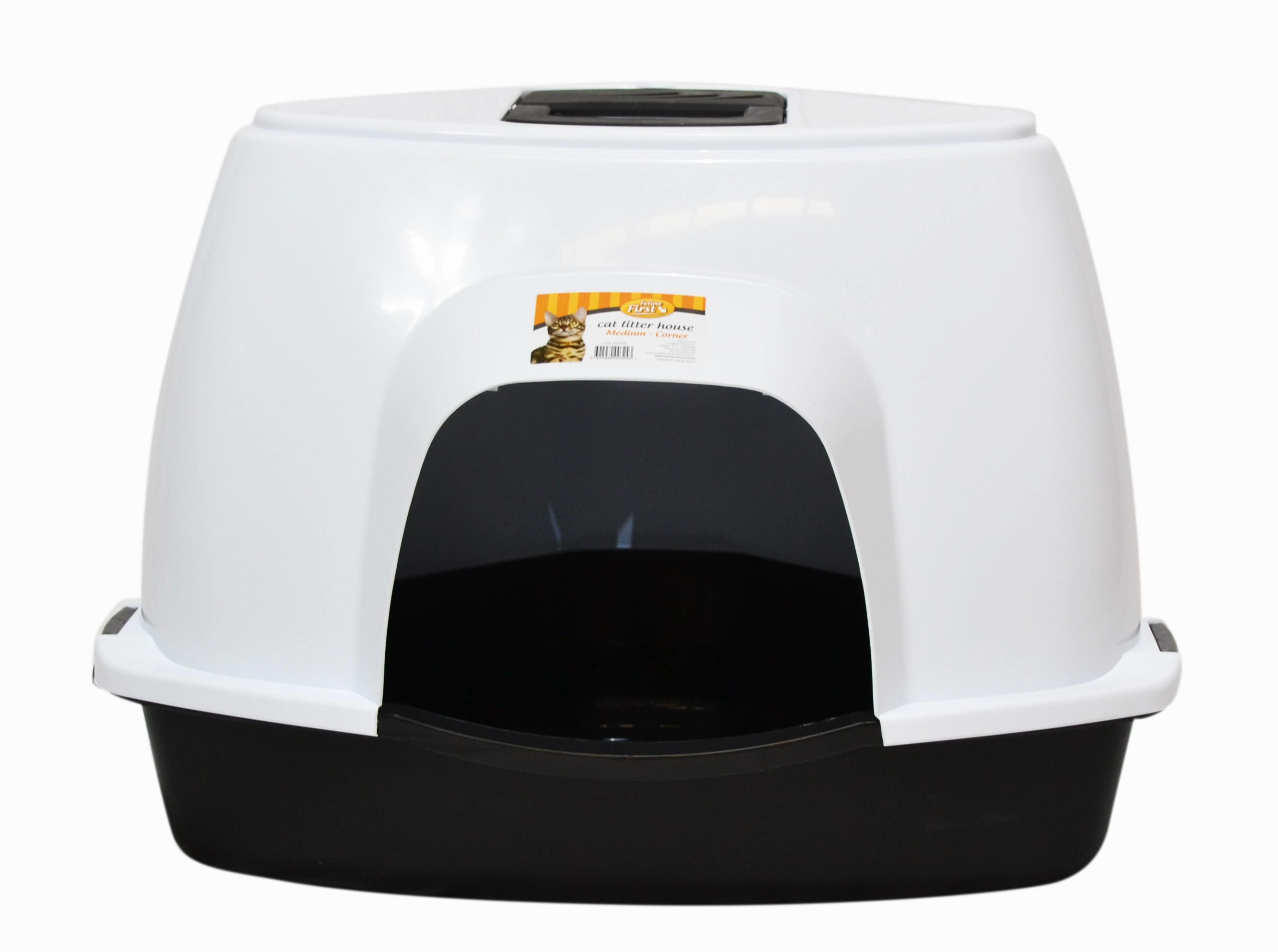 Feline First - Cat Litter House (Corner)