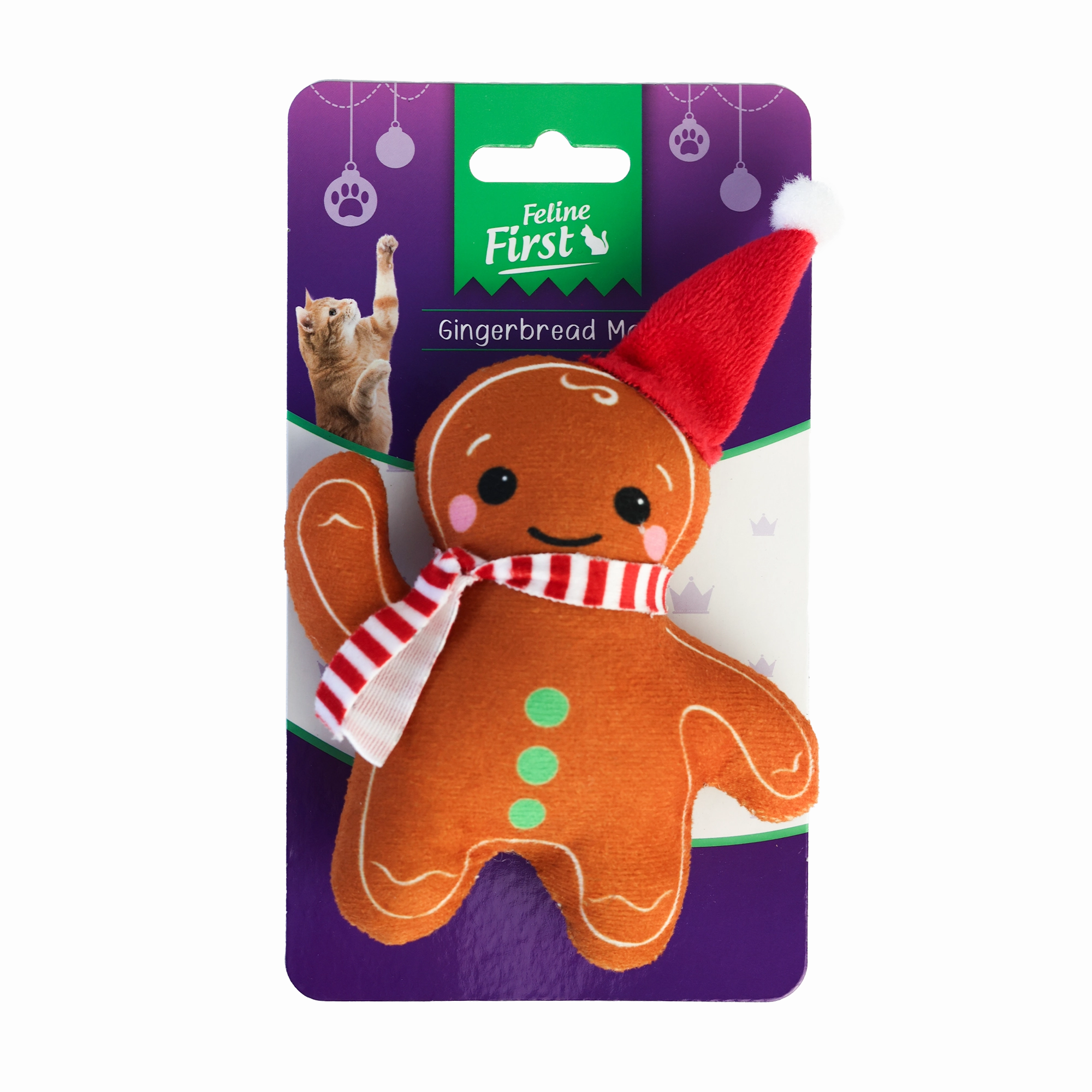 Feline First - Christmas Gingerbread Man (14cm)
