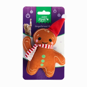 Feline First - Christmas Gingerbread Man (14cm)