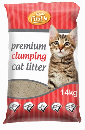 Feline First - Clumping Cat Litter (14kg)