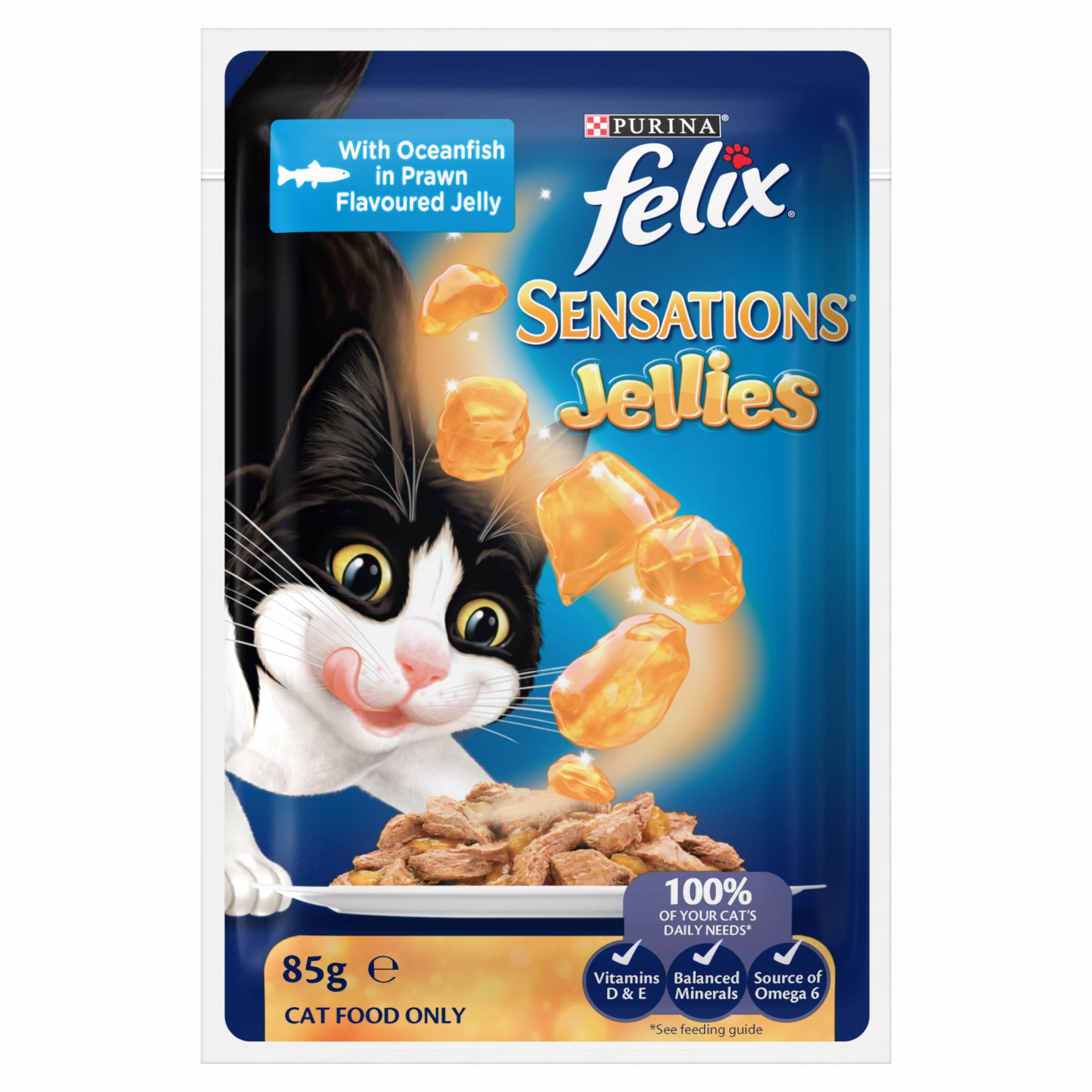 FELIX - Adult Sensations Jellies Favourites Menu Wet Cat Food (85g x 12pk)
