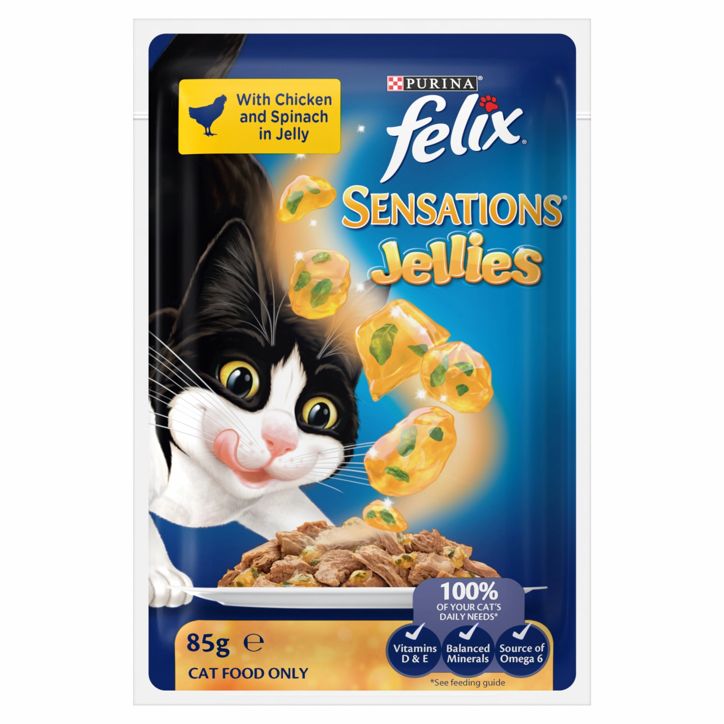 FELIX - Adult Sensations Jellies Favourites Menu Wet Cat Food (85g x 12pk)