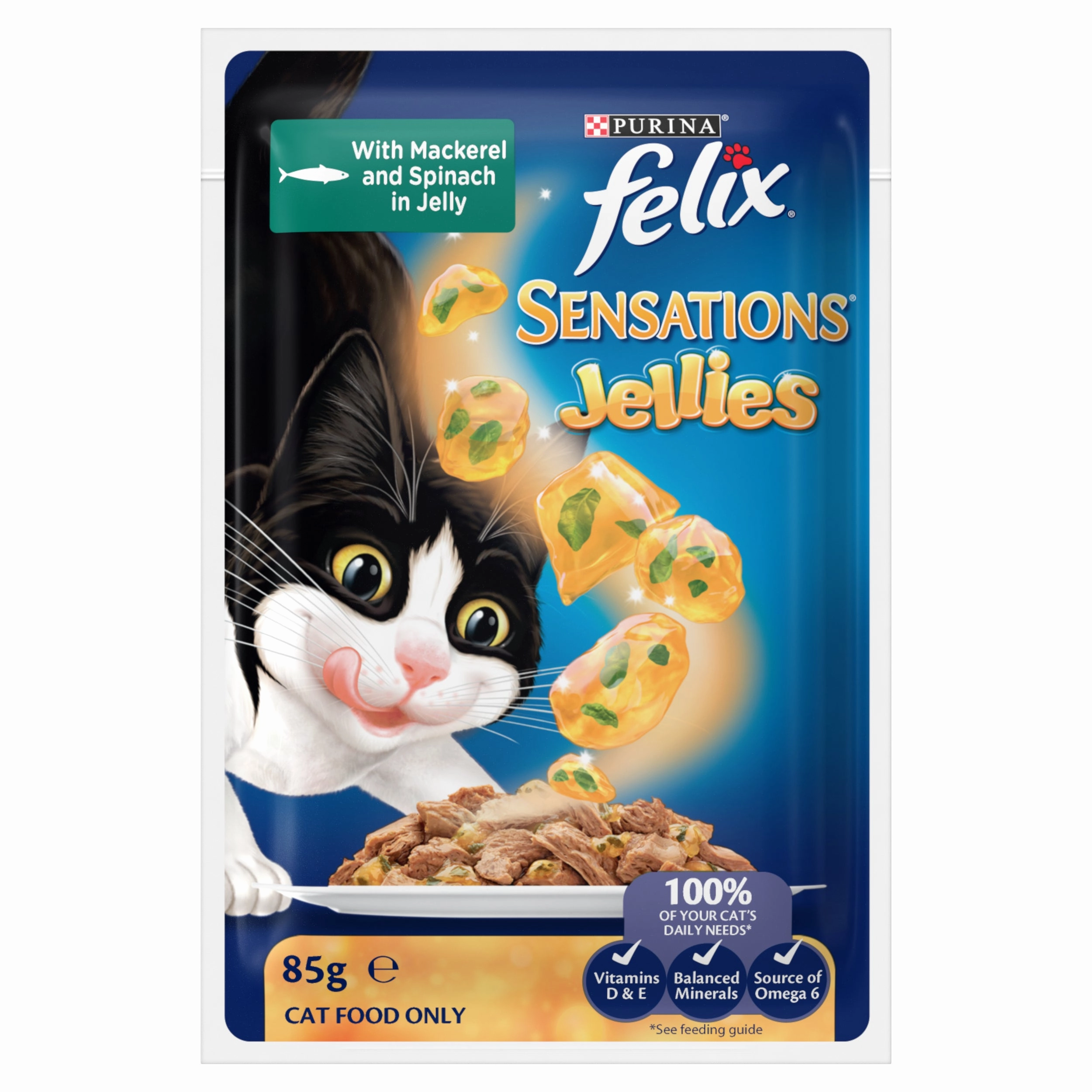 FELIX - Adult Sensations Jellies Fish Selection Wet Cat Food (85g x 12pk)