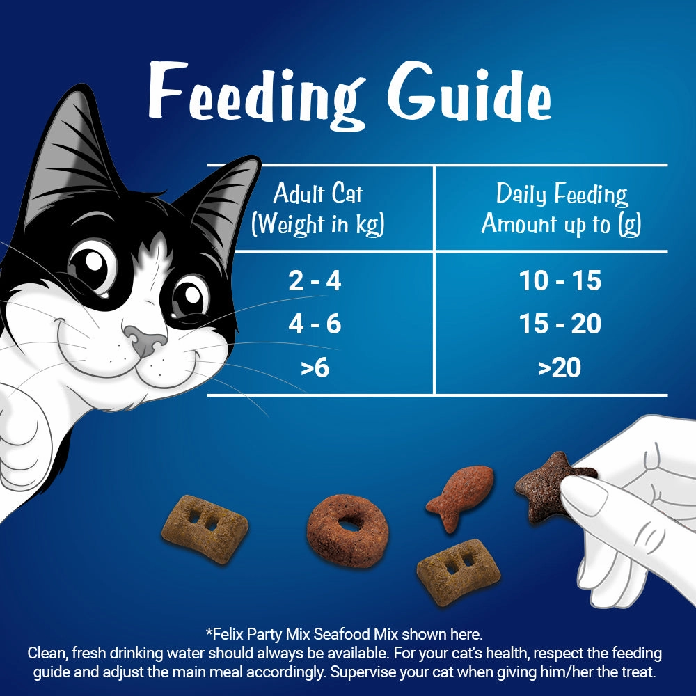 FELIX - Party Mix Seafood Cat Treats (60g)