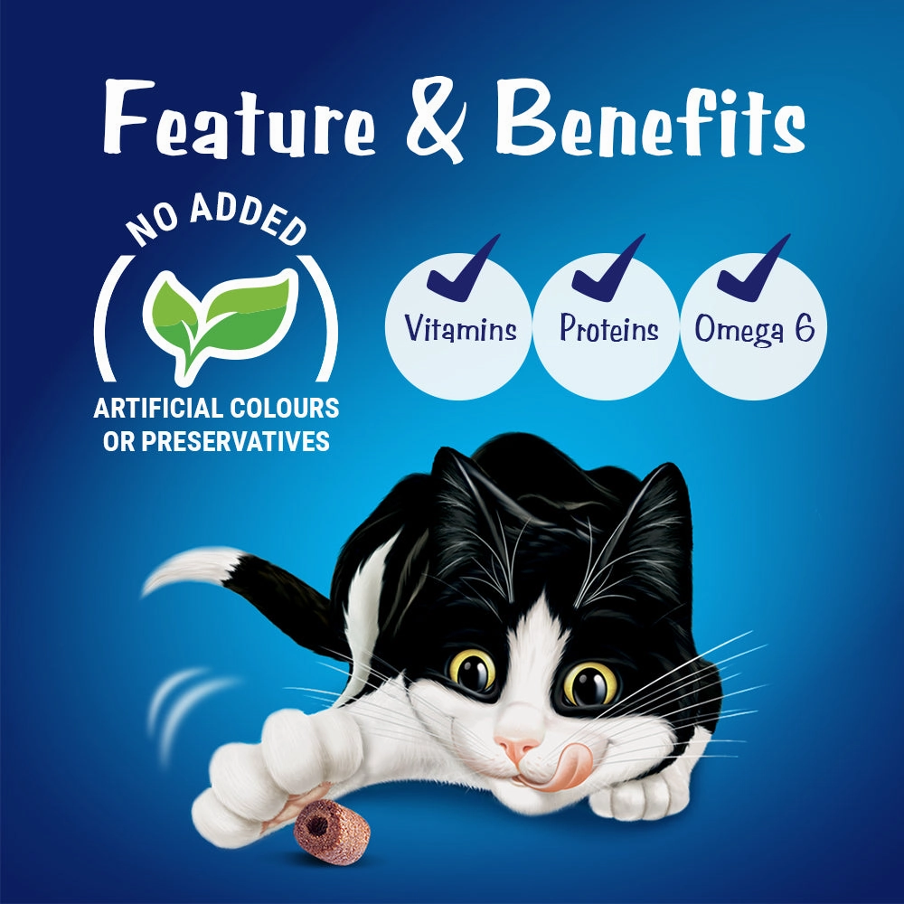 FELIX - Play Tubes Chicken & Liver Cat Treats (50g)