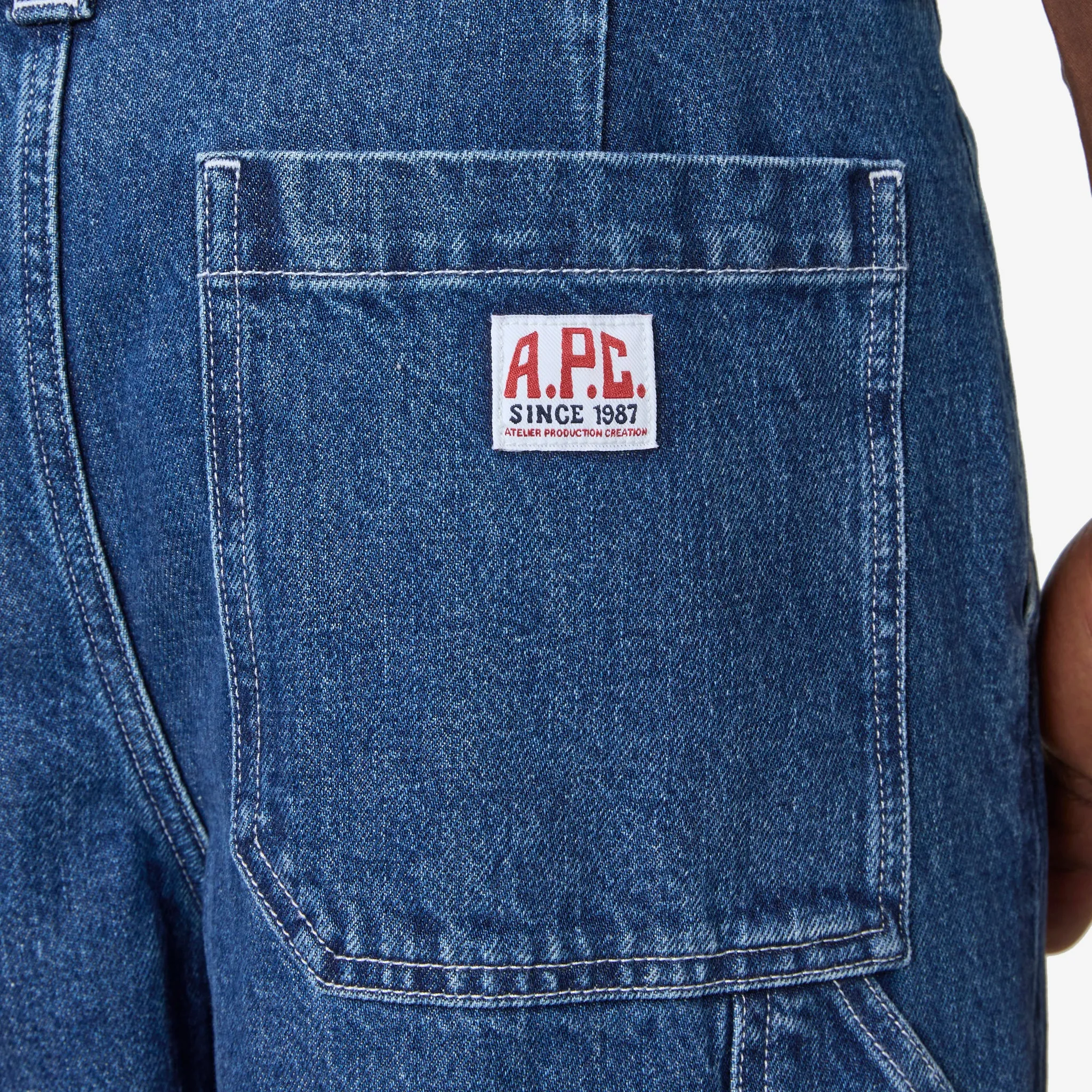 Fergus Jean Washed Indigo A.P.C. Clothing