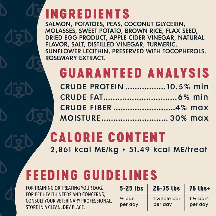 Finley's Barkery Skin, Coat & Nails Benefit Bars Dog Treats