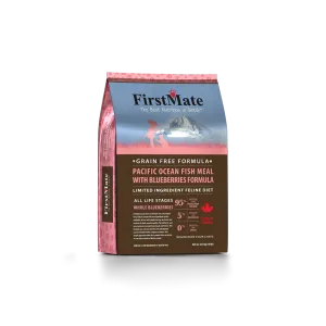 FirstMate Cat Grain-Free Pacific Ocean Fish with Blueberries for All Life Stages 4lb