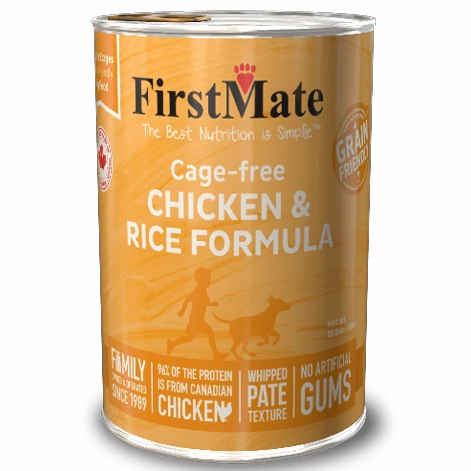FirstMate Cage-free Chicken & Rice Formula Canned Dog Food
