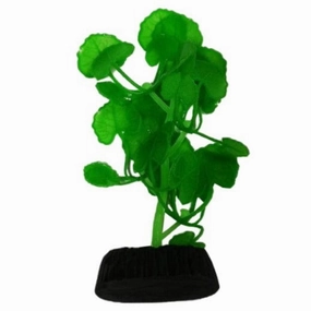 Fish Gear Glow Green Sea Cardamine Silicone Aquarium Plant (4")