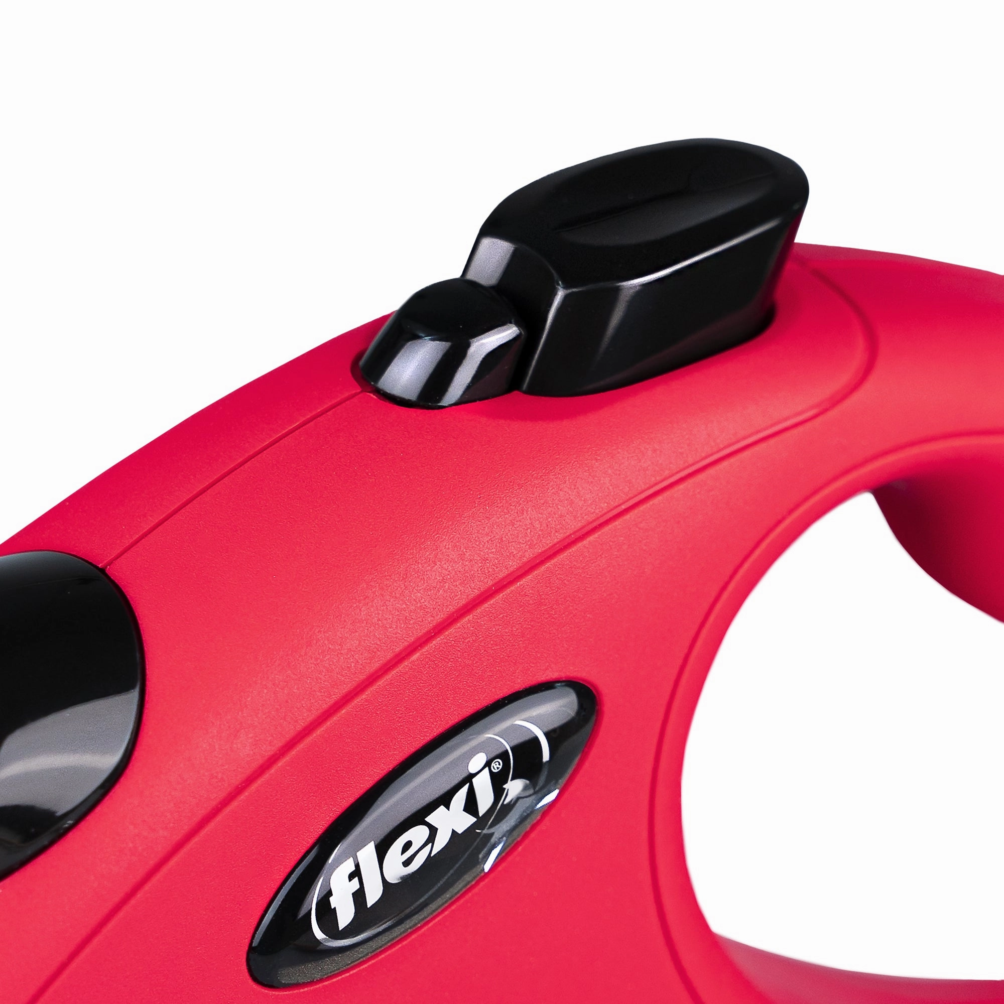 Flexi - New Classic Retractable Tape Lead for Medium Dog Red (5m)