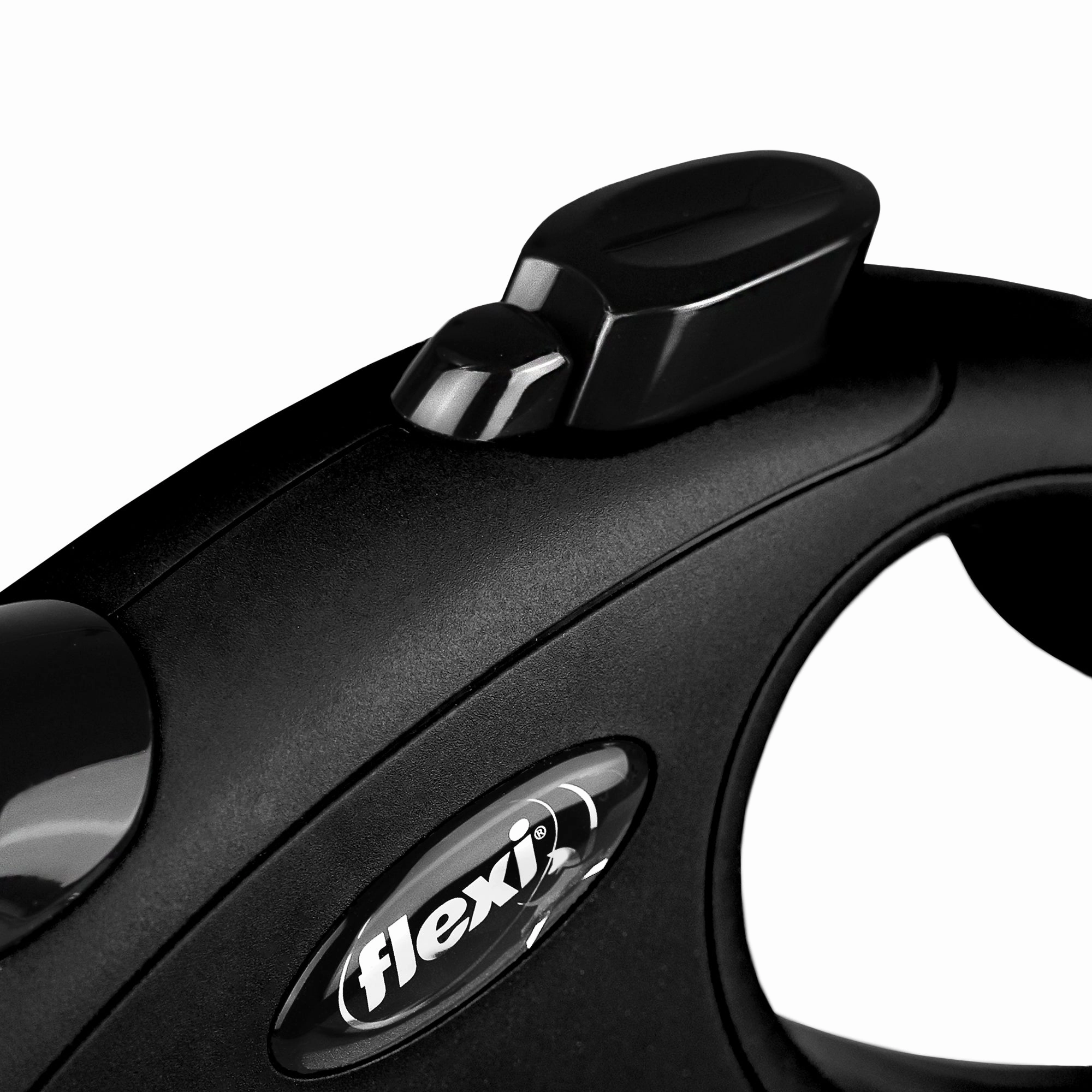 Flexi - New Classic Retractable Tape Lead for X-Small Dog Black (3m)