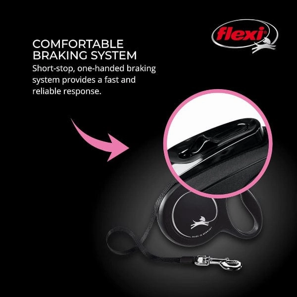 Flexi New Classic Retractable Dog Cord Leash