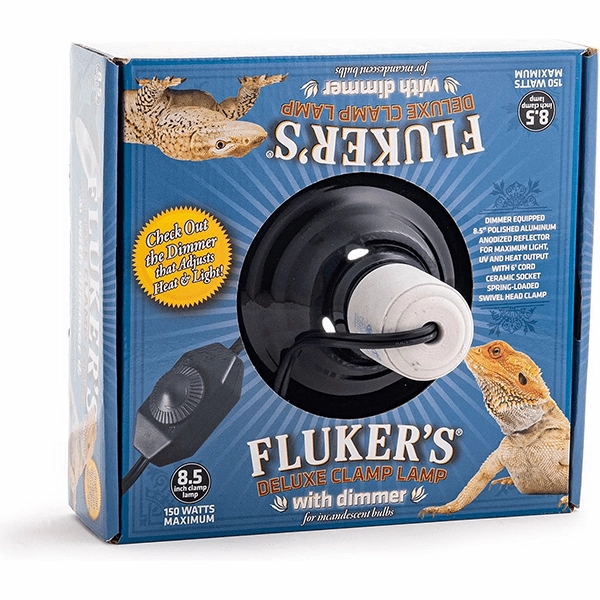 Fluker's Deluxe Clamp Lamp with Dimmer