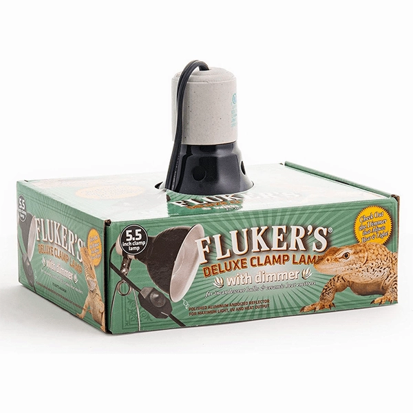 Fluker's Deluxe Clamp Lamp with Dimmer