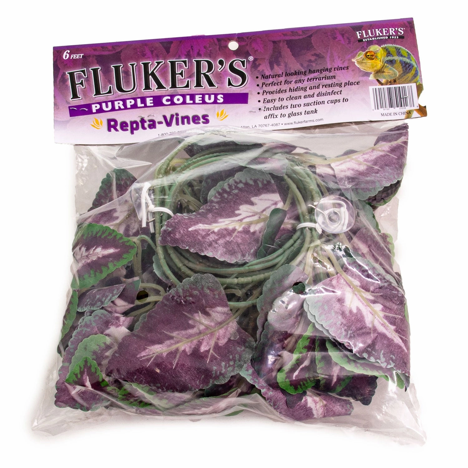 Fluker's Repta Vine - Purple Coleus Dcor for Terrariums