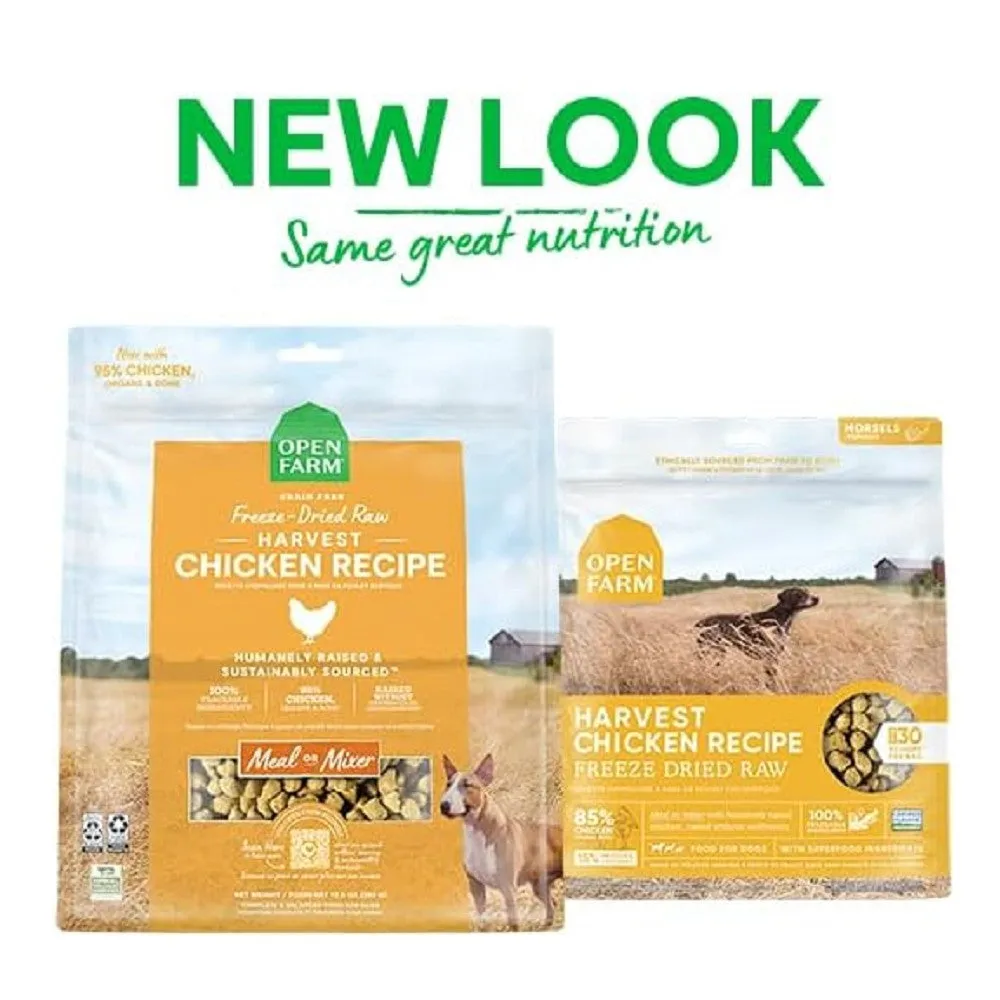 Freeze Dried Harvest Chicken Dog Food