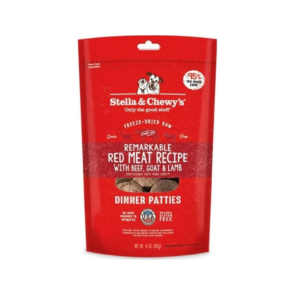 Freeze Dried Red Meat Dinner Patties Dog Food