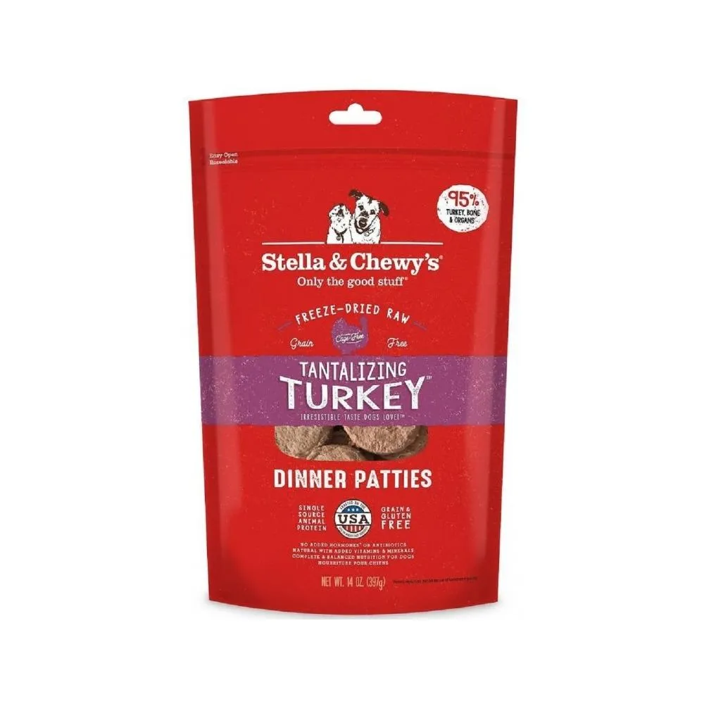 Freeze Dried Turkey Dinner Patties Dog Food