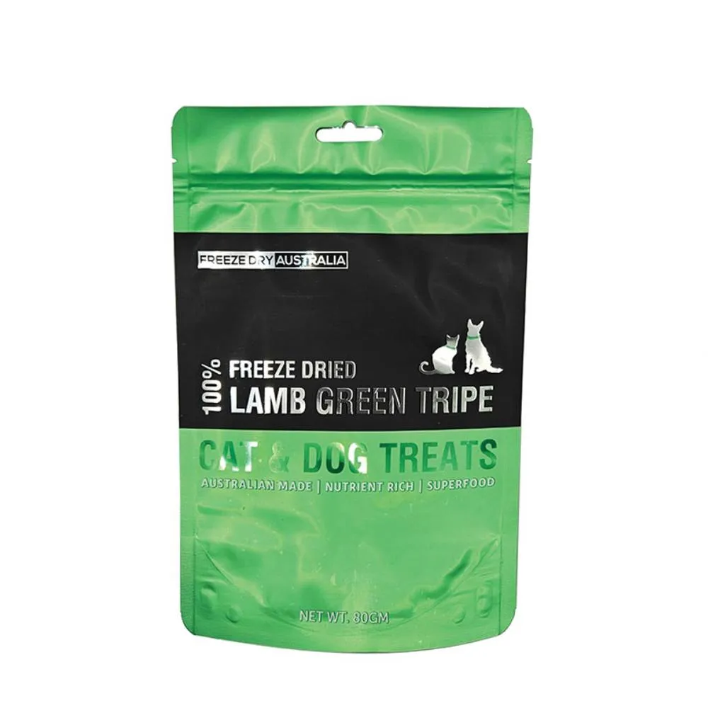 Freeze Dry Australia Cat & Dog 100% Green Tripe 80g