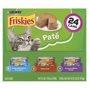 Friskies Classic Pate Variety Pack Canned Cat Food