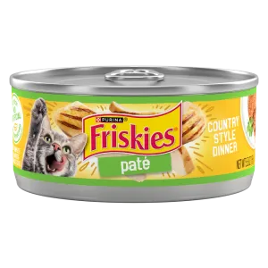 Friskies Pate Country Style Dinner Canned Cat Food