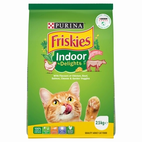 Friskies - Adult Indoor Delight Dry Cat Food (2.5kg)