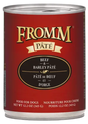 Fromm Beef & Barley Pt Canned Dog Food