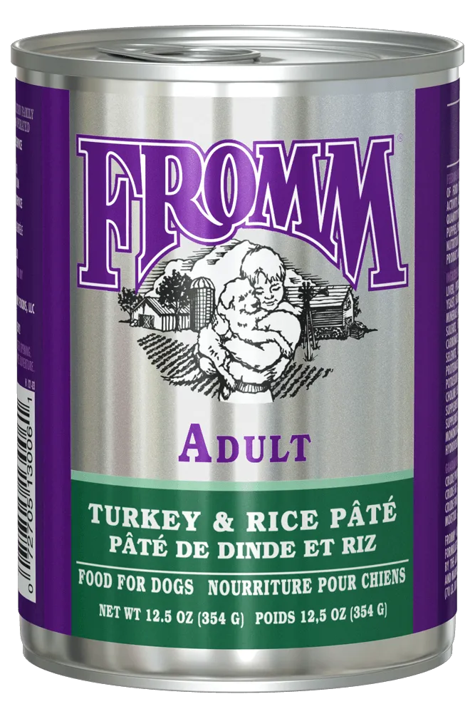 Fromm Classic Adult Turkey & Rice Pate Wet Dog Food