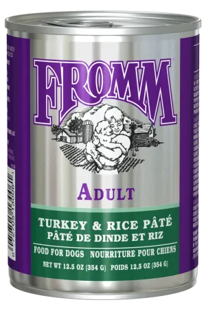 Fromm Classic Adult Turkey & Rice Pate Wet Dog Food
